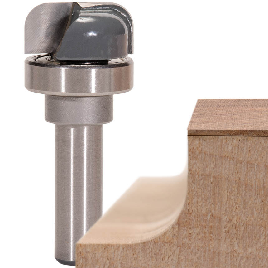 Dish Cutter Router Bit with Bearing 1-1/8