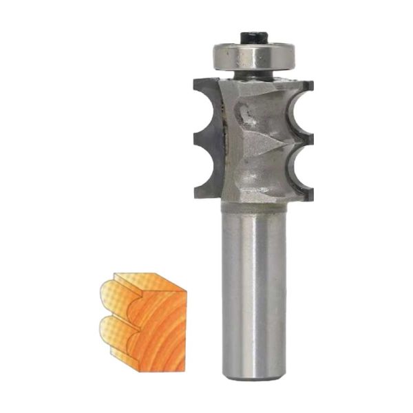 MLCS 1/4 Inch Double Bead Router Bits x 1/4 Inch shank