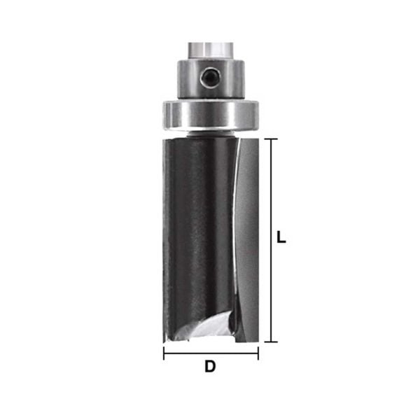 MLCS 3/4 Inch Pattern Router Bits 1 Inch CL x 1/4 Inch shank