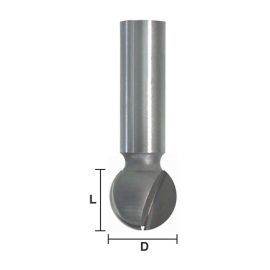 Eagle America Ball End Router Bits 3/8 Inch D x 1/2 Inch shank